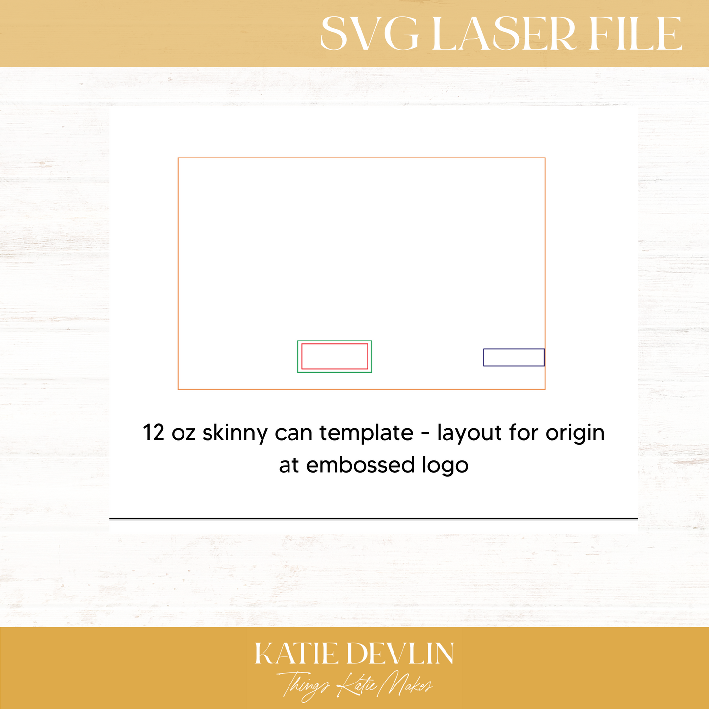 Yeti Rambler 12 oz Skinny Can Colster Tumbler Engraving Design Template