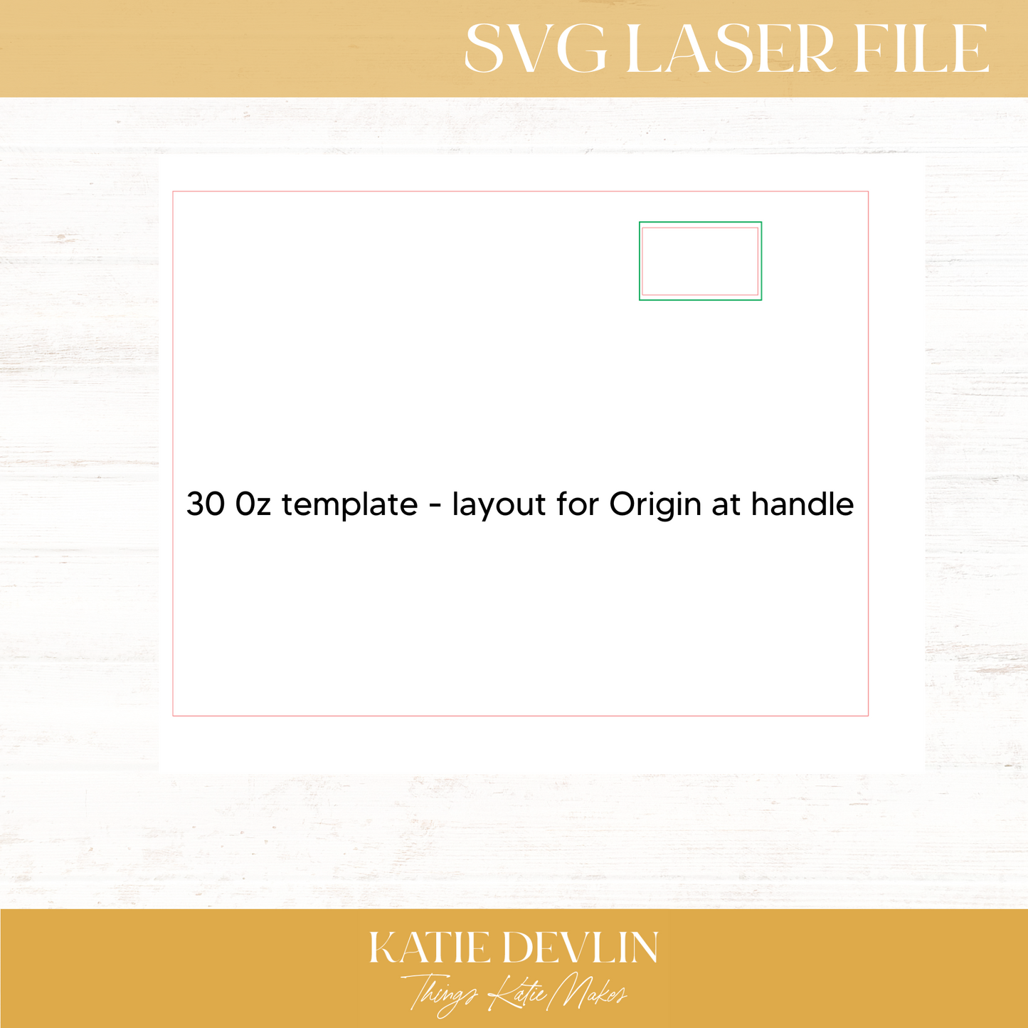 Stanley Quencher 2.0 30oz Tumbler Wrap Engraving Template