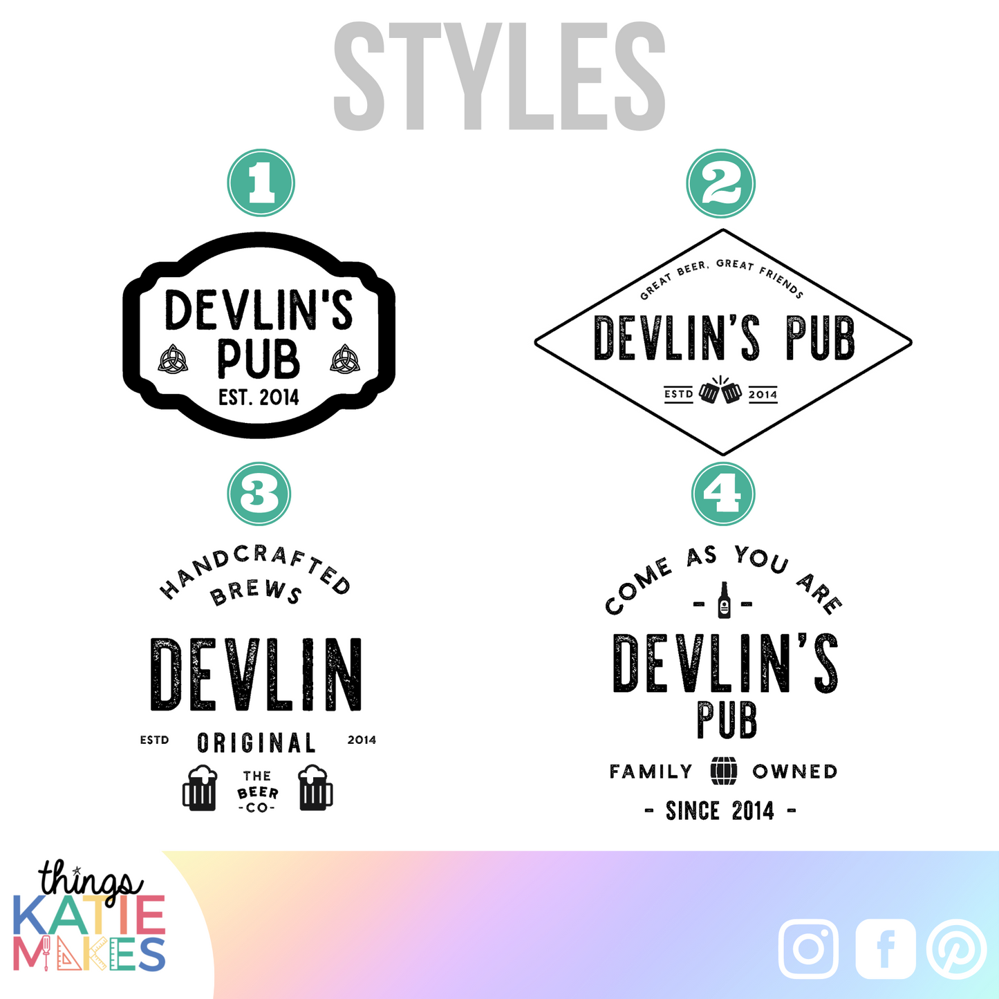 Engraved 20oz Pilsner Powder Coated Cup - Brand your Home Bar