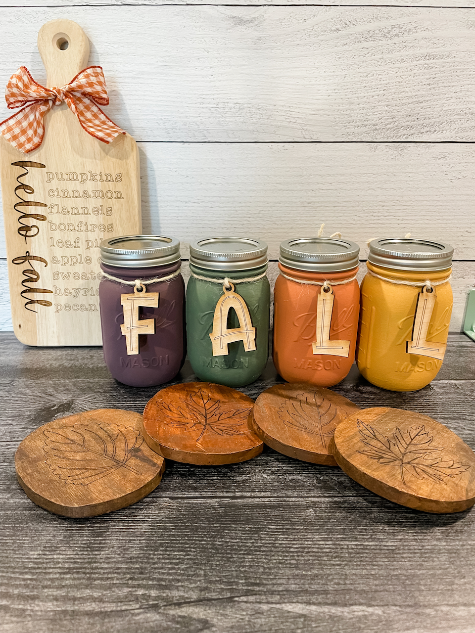 Hello Fall Cutting Board