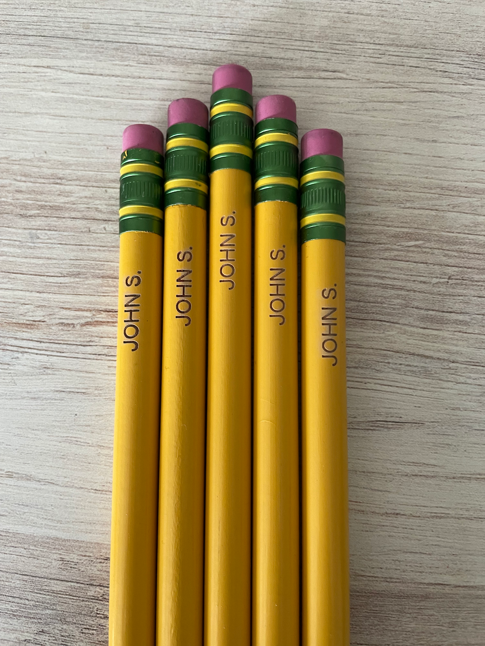 Engraved My First Ticonderoga Pencils - 5 pack