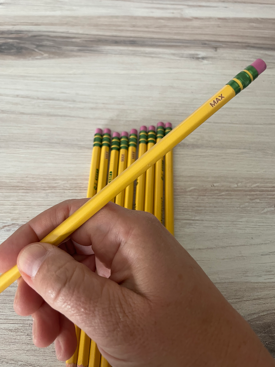 Personalized Yellow Ticonderoga Pencils - Laser Engraved