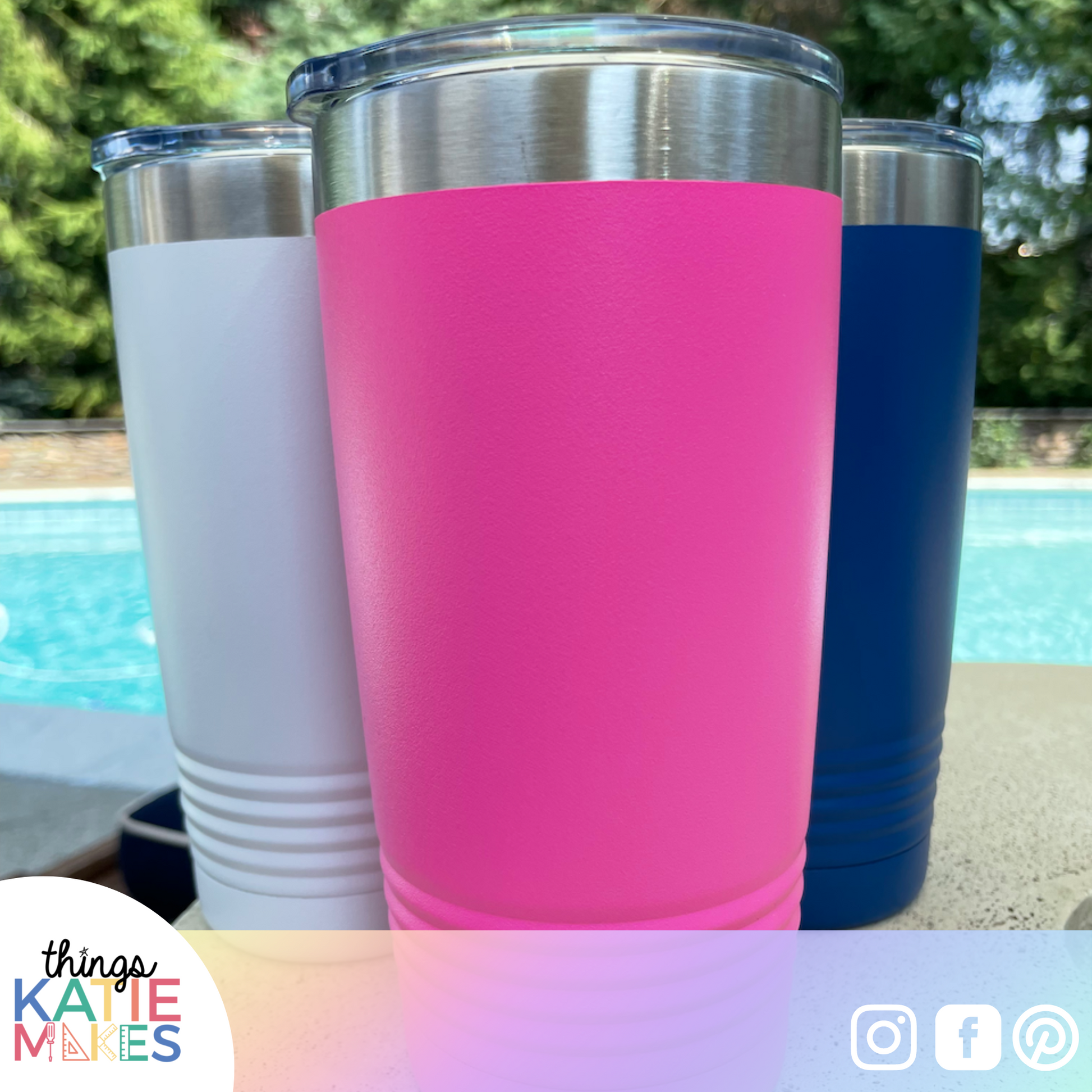 Hot Pink Tumbler - 20oz. Stainless Steel