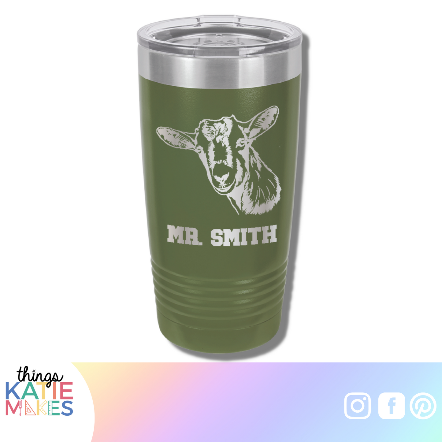 GOAT Teacher Tumblers or Water Bottles