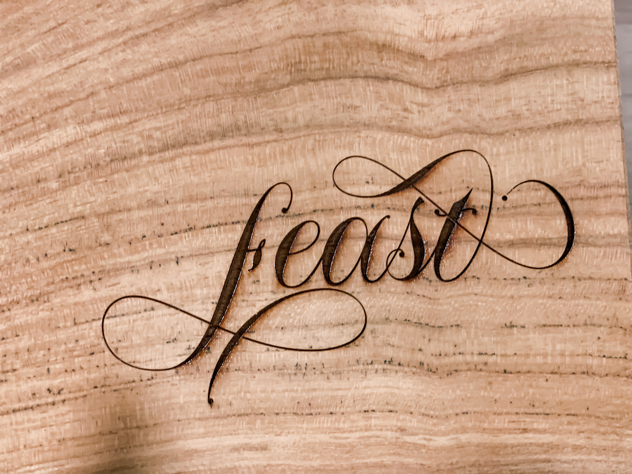 Feast Engraved Cutting Board